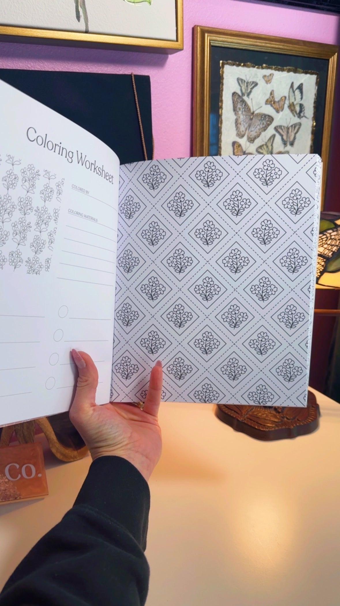 Wallflowers Coloring Book