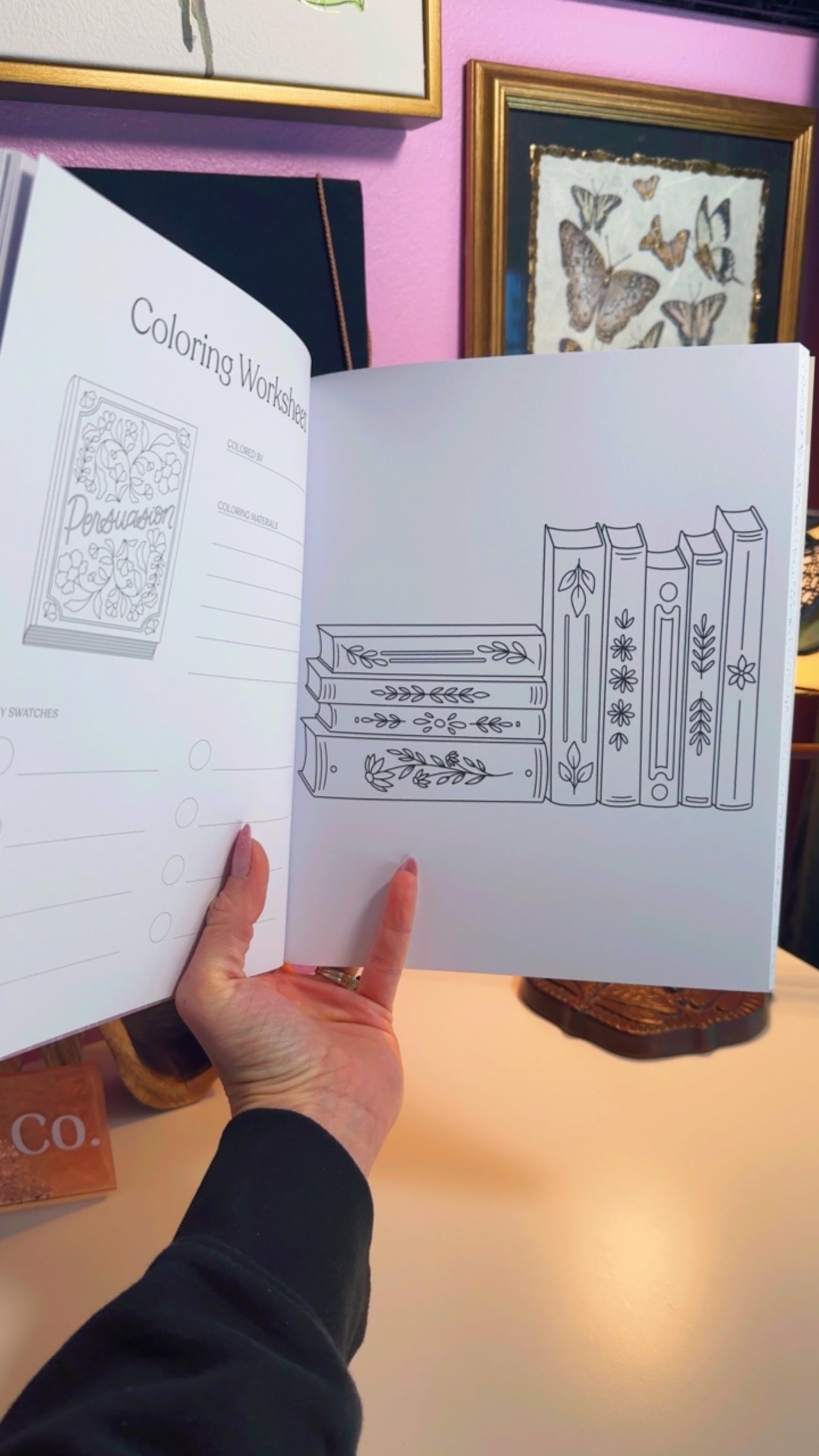 All Booked Up! Coloring Book