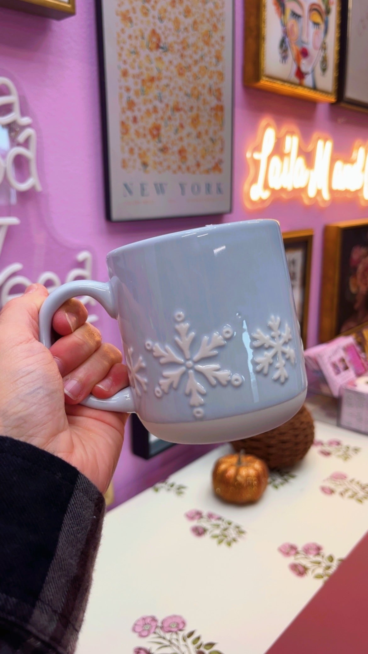 Snowflake Coffee Mug (14 oz)