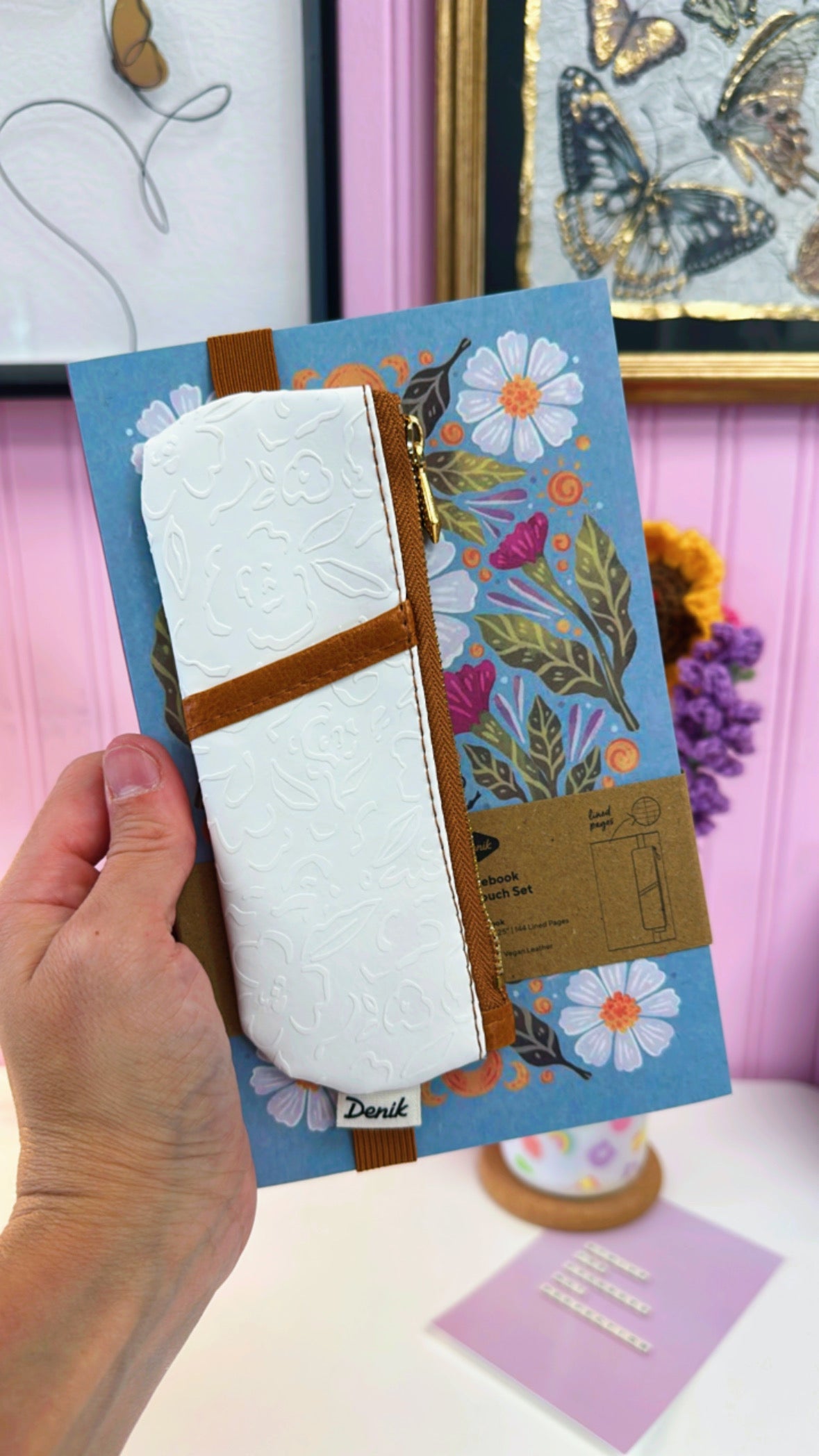 Honeybee Tea Notebook and Pouch Set