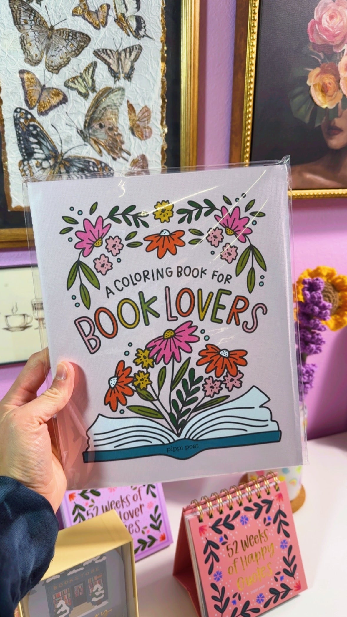 Book Lovers Coloring Book