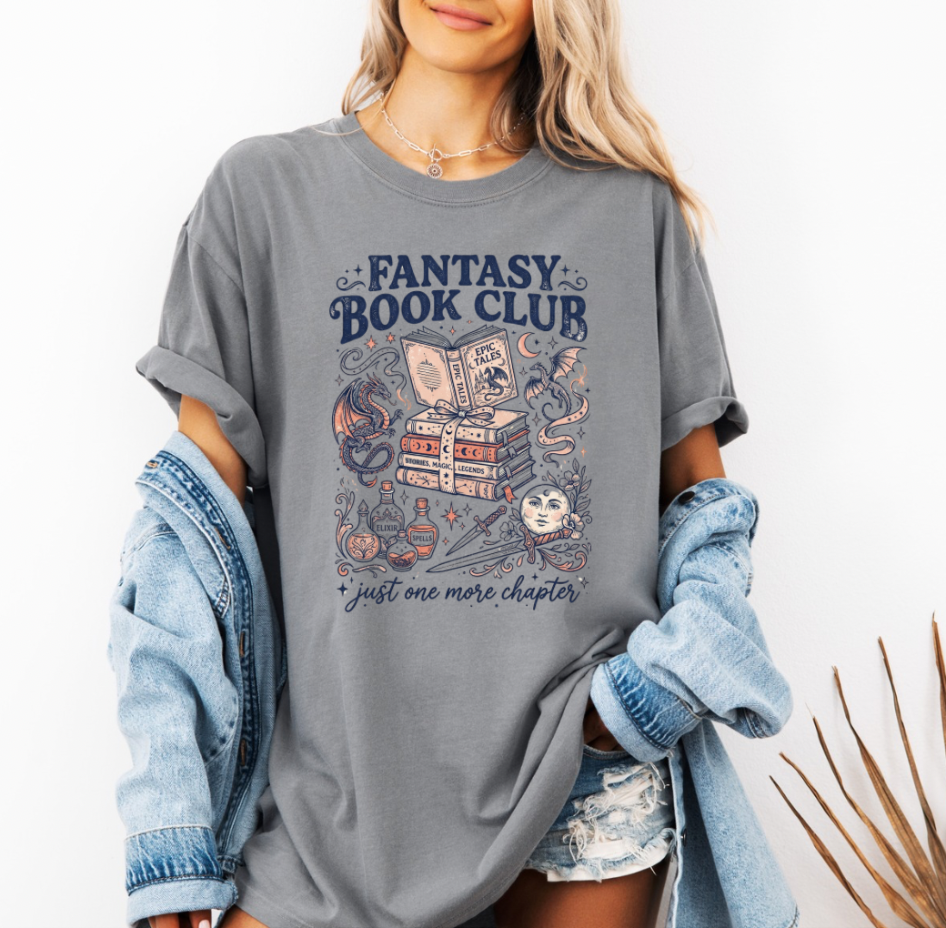 Fantasy Book Club T-shirt (Grey)