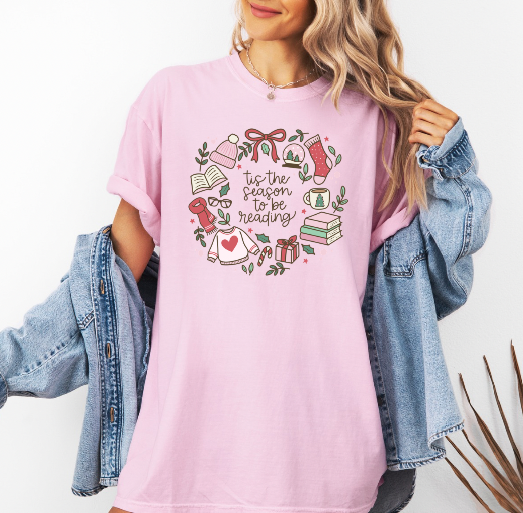 Tis the Season T-shirt (Pink)
