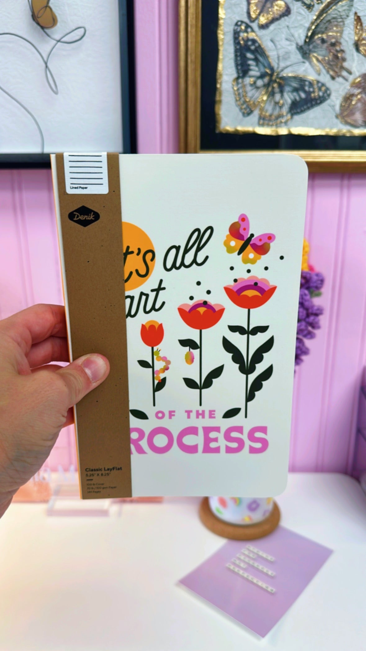 Part of the Process Journal Notebook