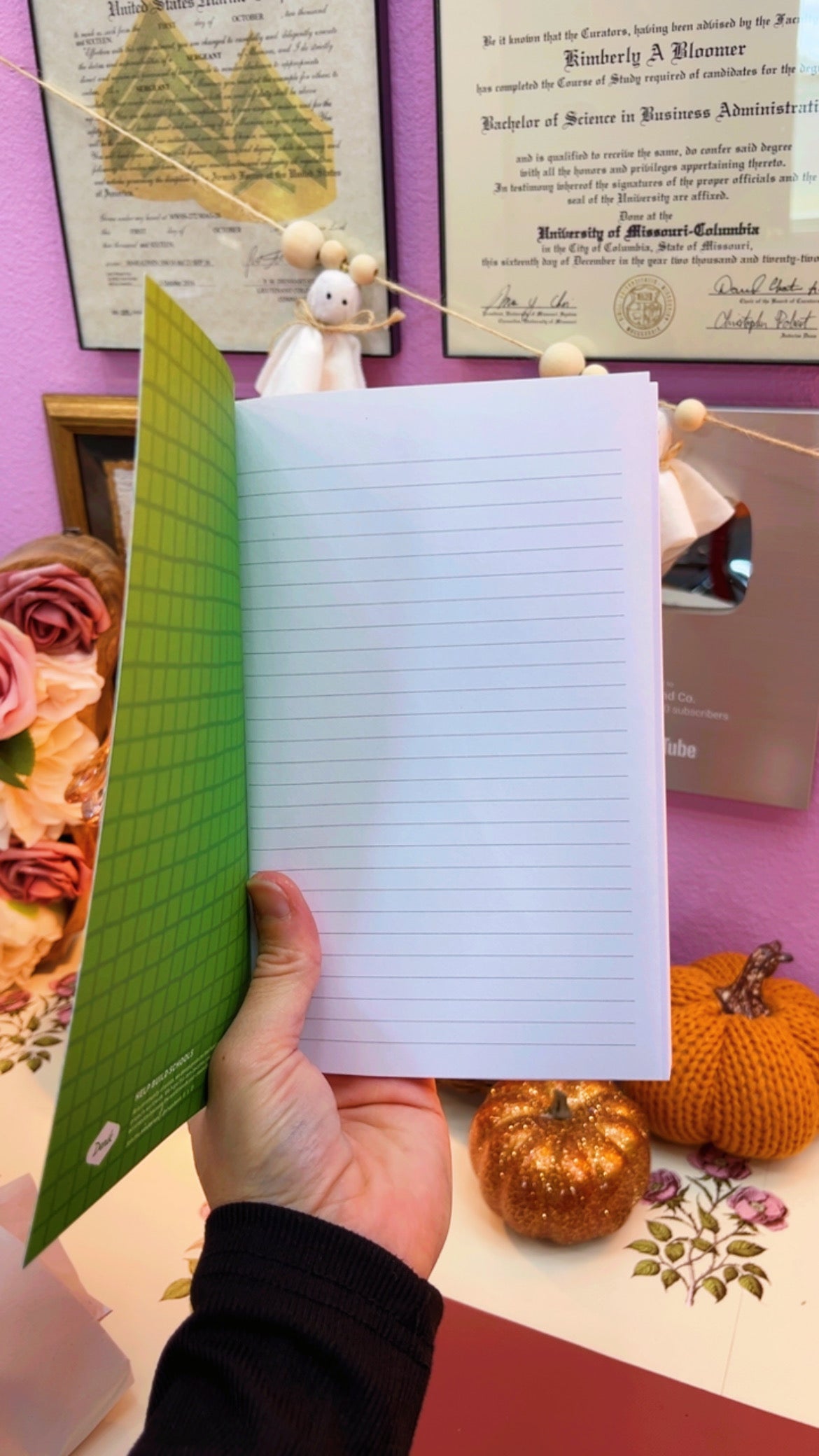 Spring Wildflowers Layflat Journal