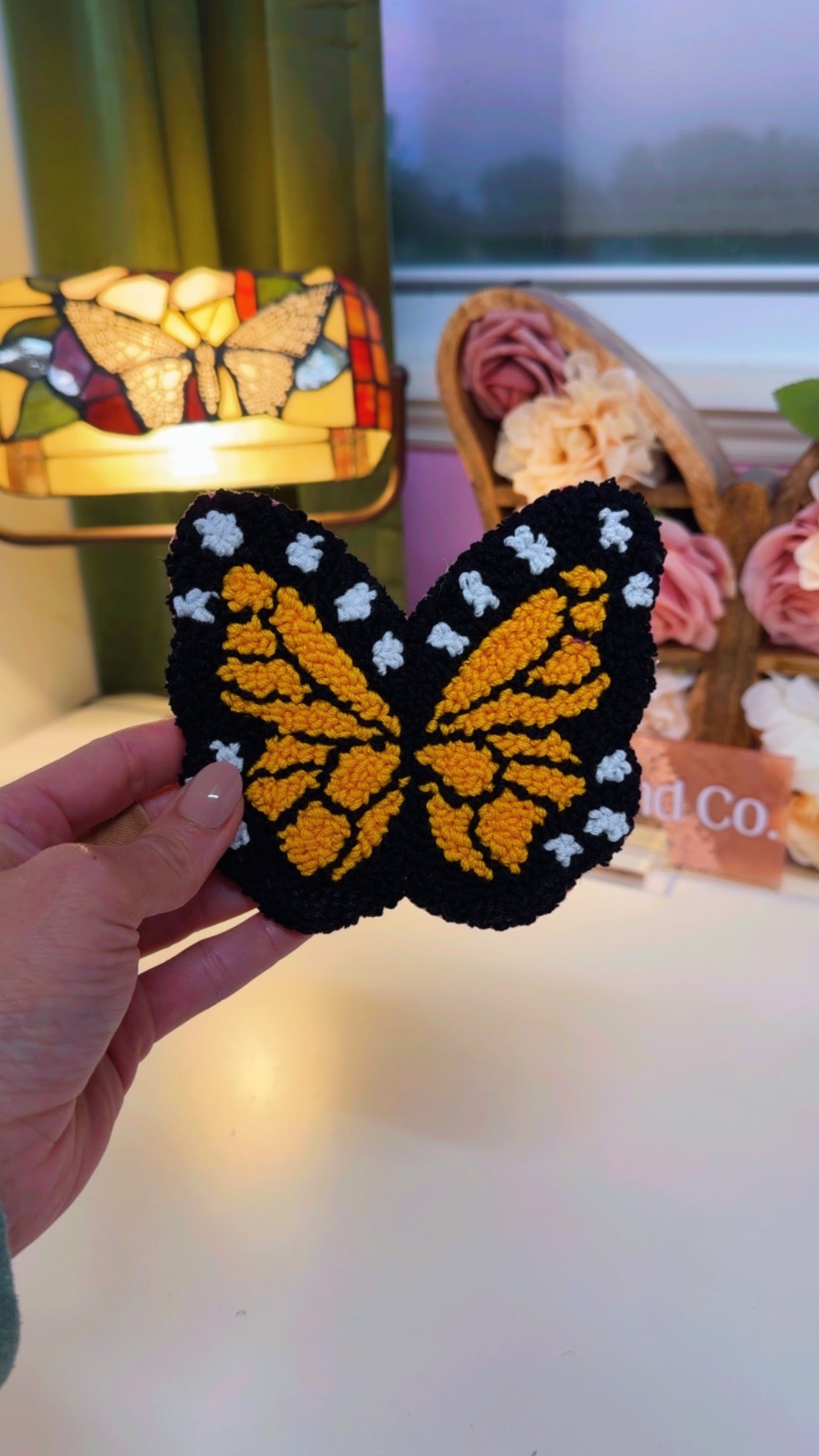 Monarch Mug Rug Coaster