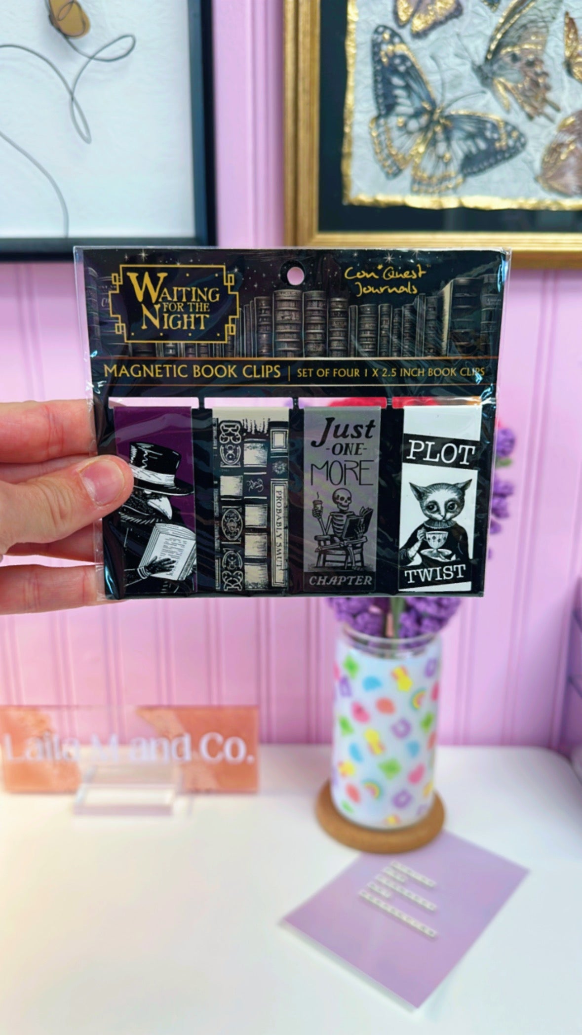 Waiting for the Night Magnetic Bookmarks