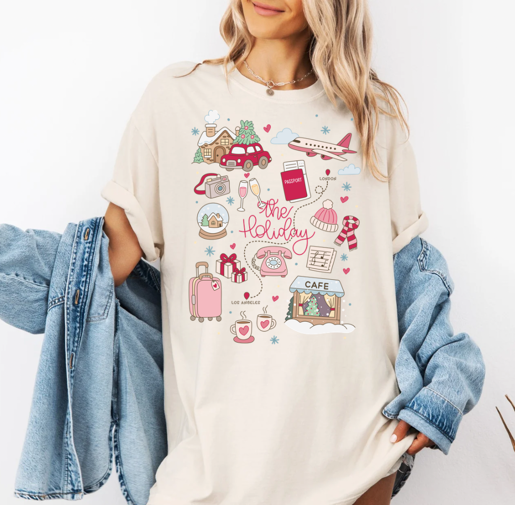 The Holiday T-shirt (Ivory)