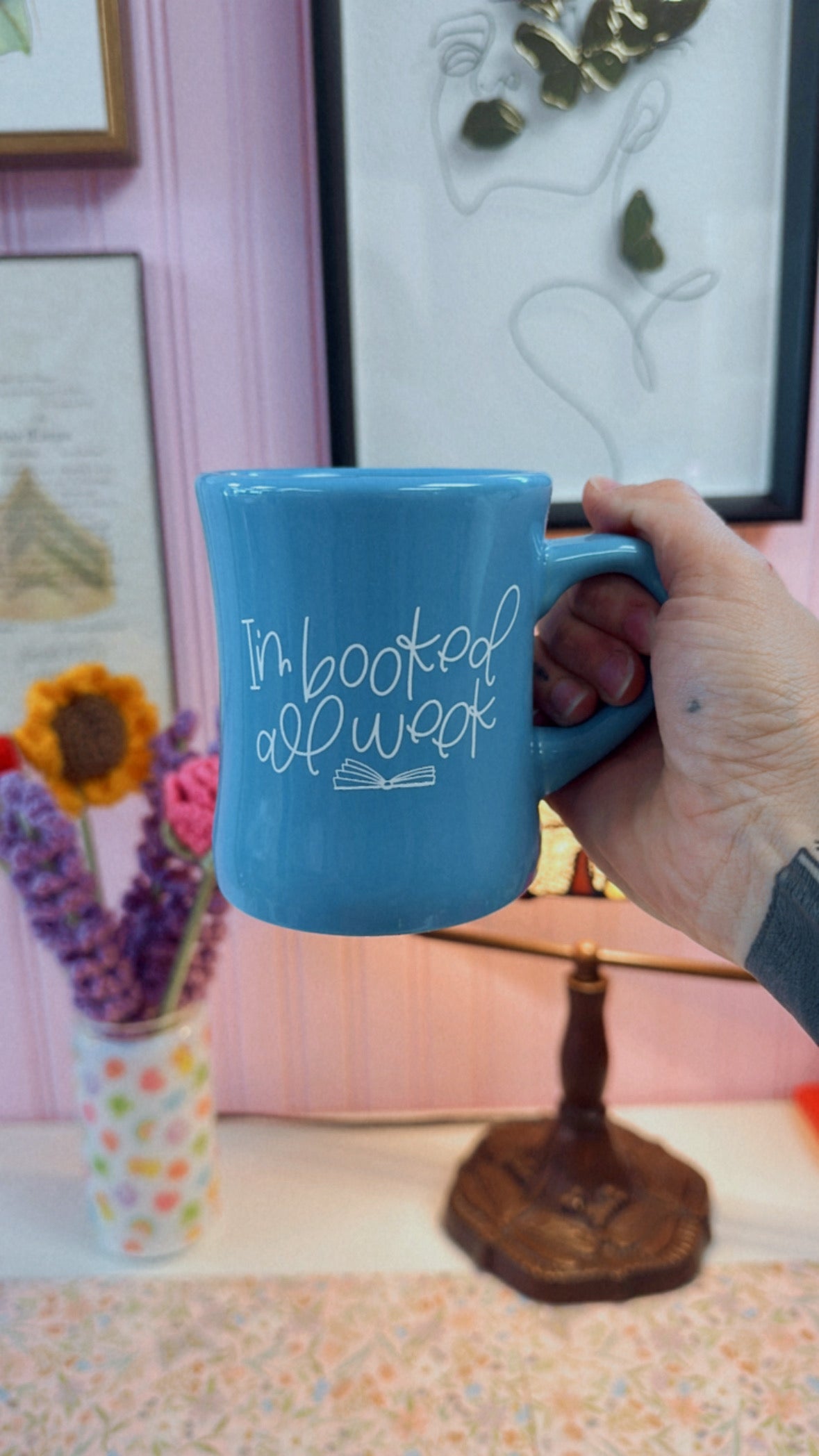 Booked all Week Diner Mug 15oz
