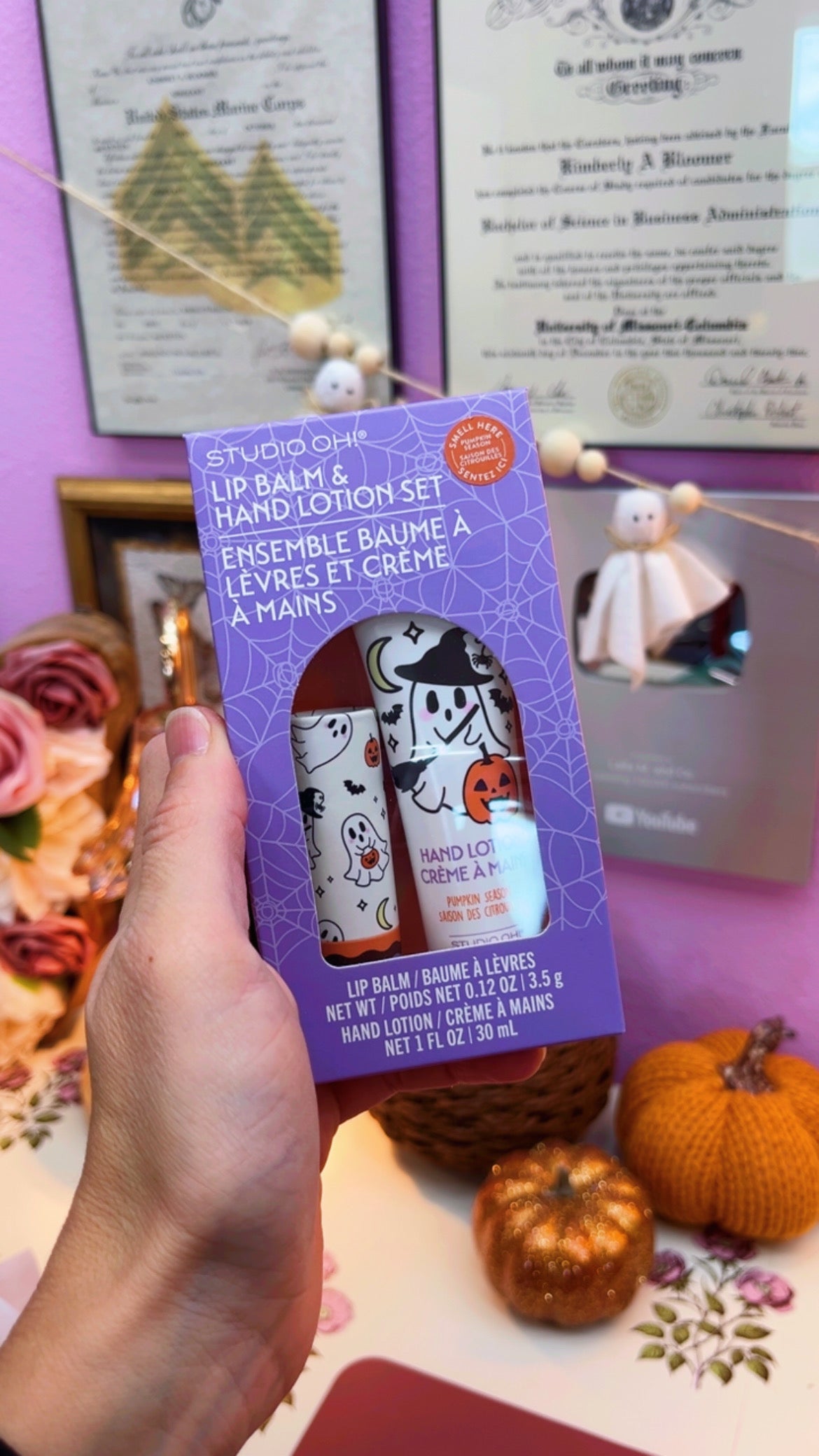 Ghostly Lip Balm & Hand Lotion Set