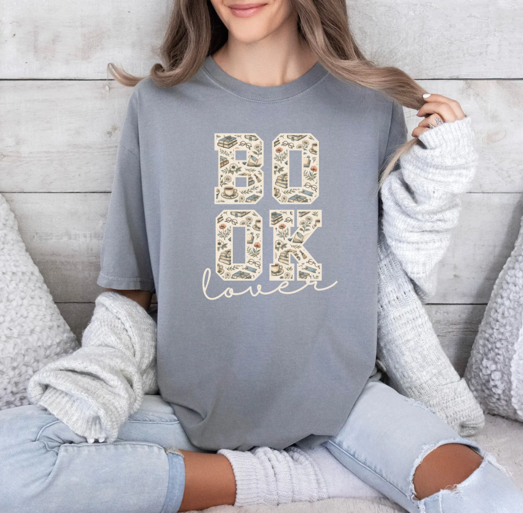 Book Lover T-shirt (Grey)