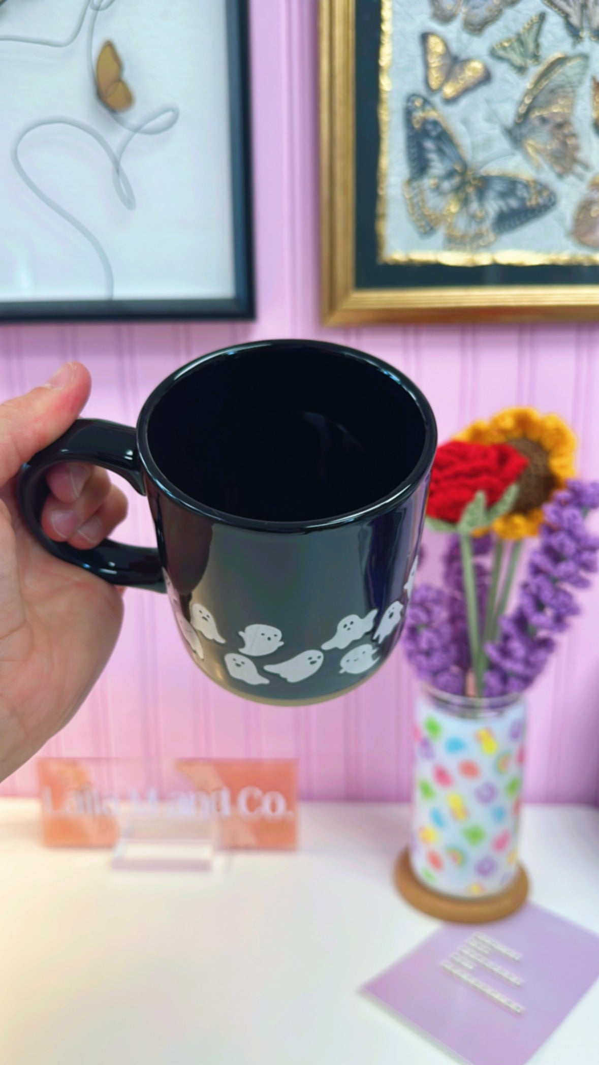 Ghosties Stoneware Coffee Mug (14oz)