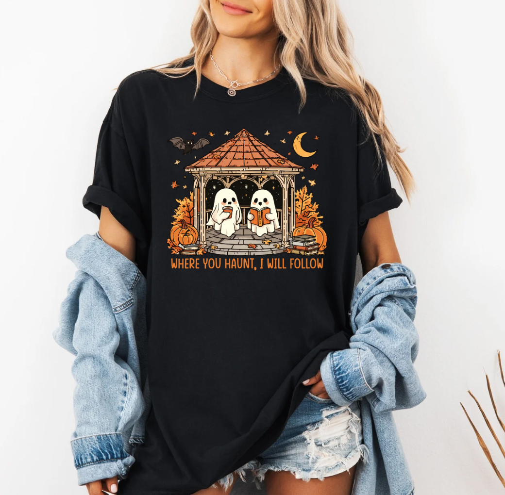 Where you Haunt I will Follow T-shirt (Black)