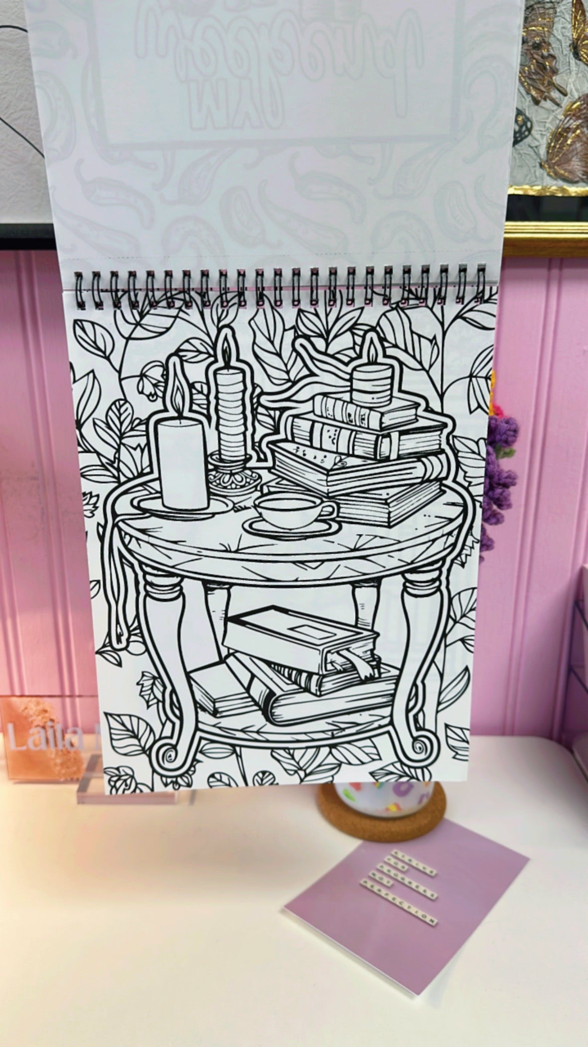 Waiting for the Night Coloring Book