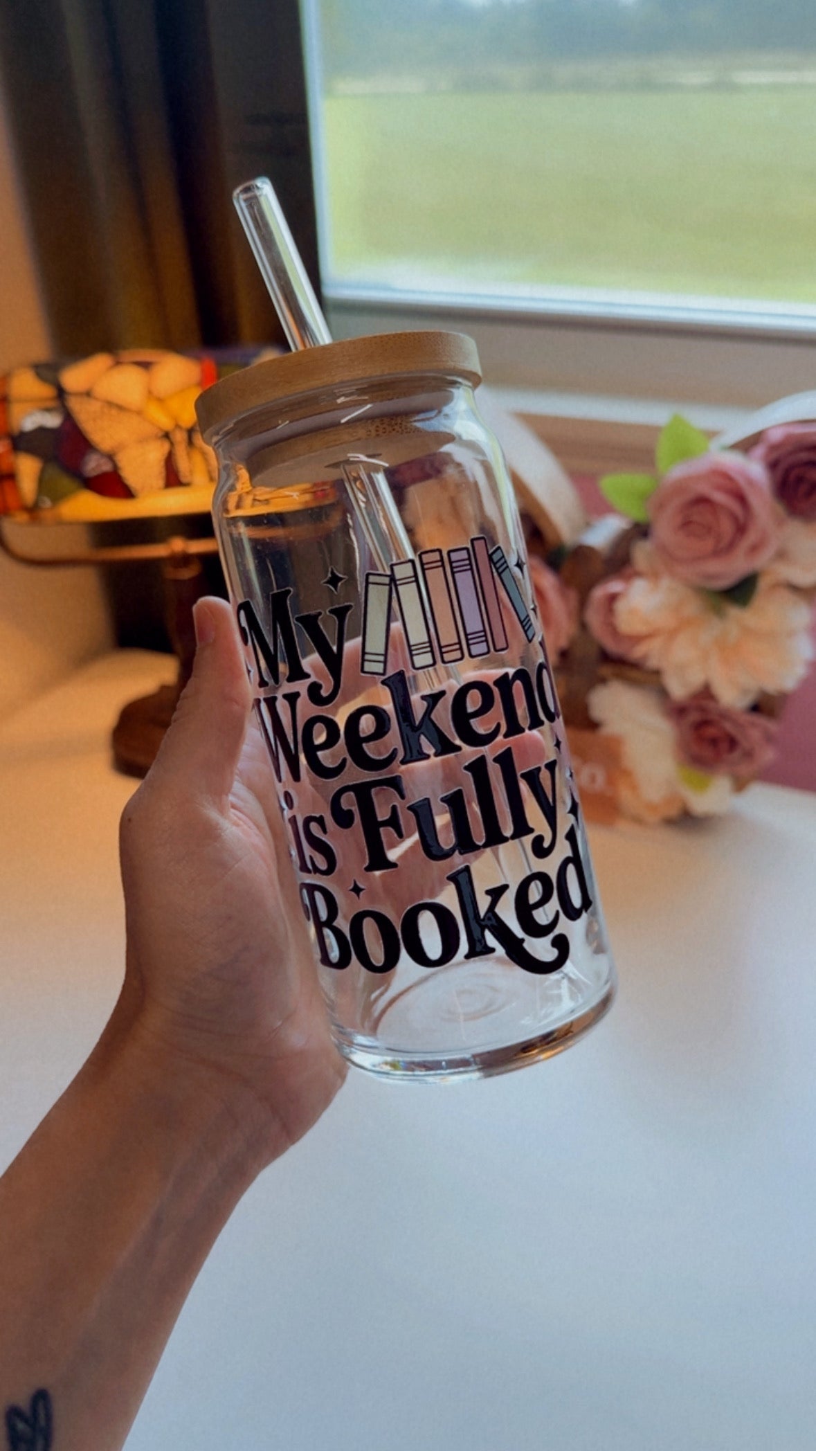 My Weekend is Fully Booked 20 oz Glass