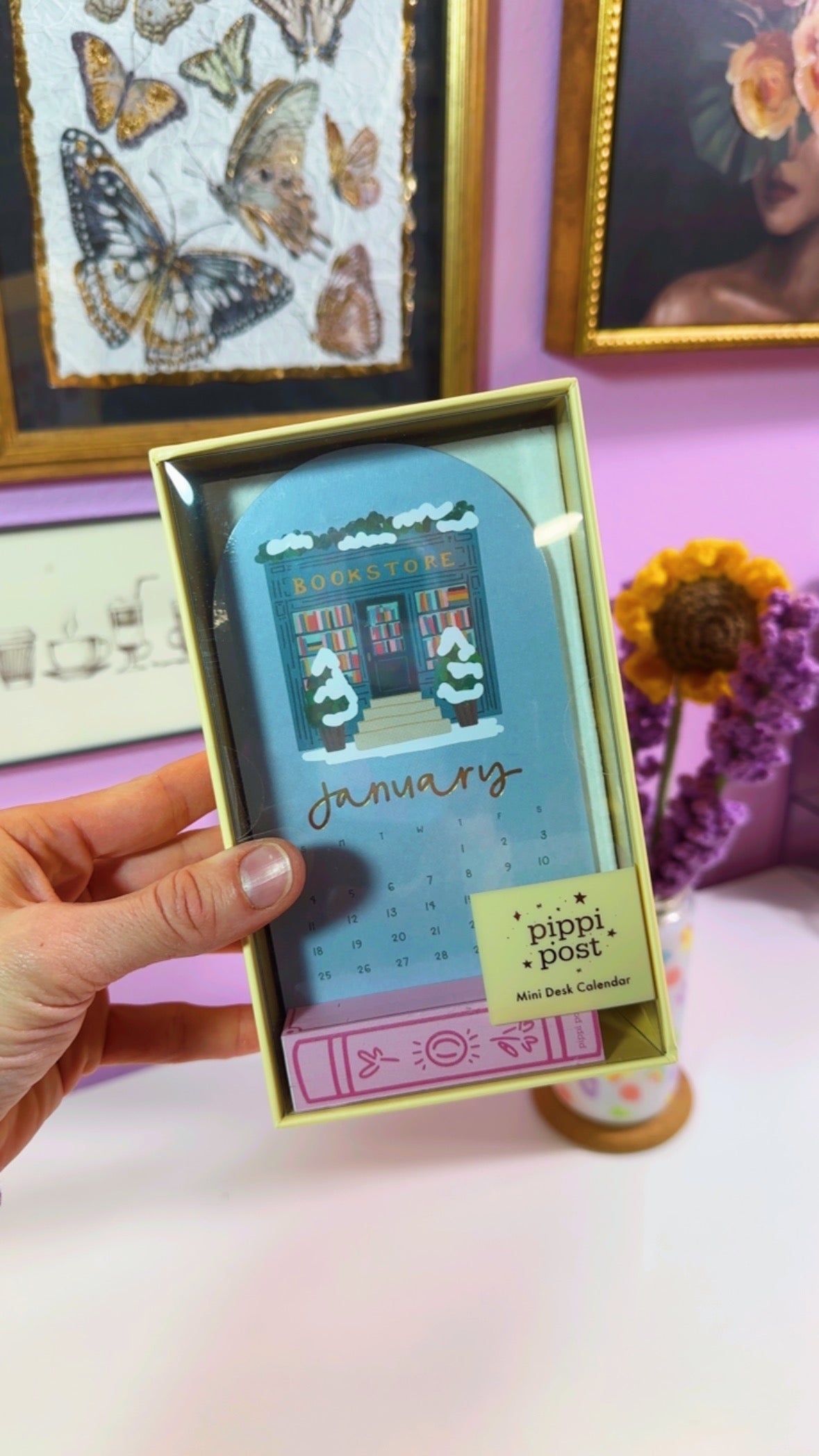 Book Lovers 2026 Desk Calendar