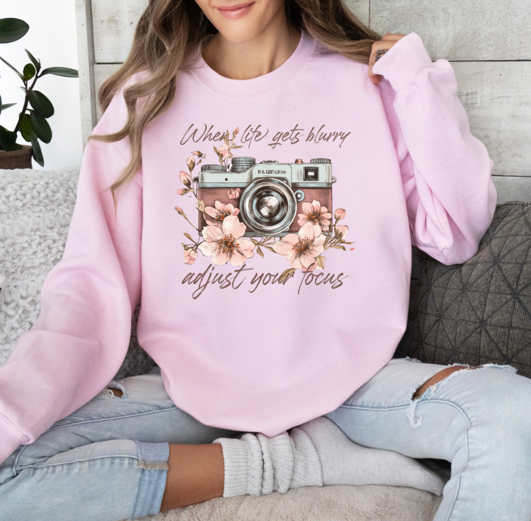 Adjust Focus Crewneck (Pink)