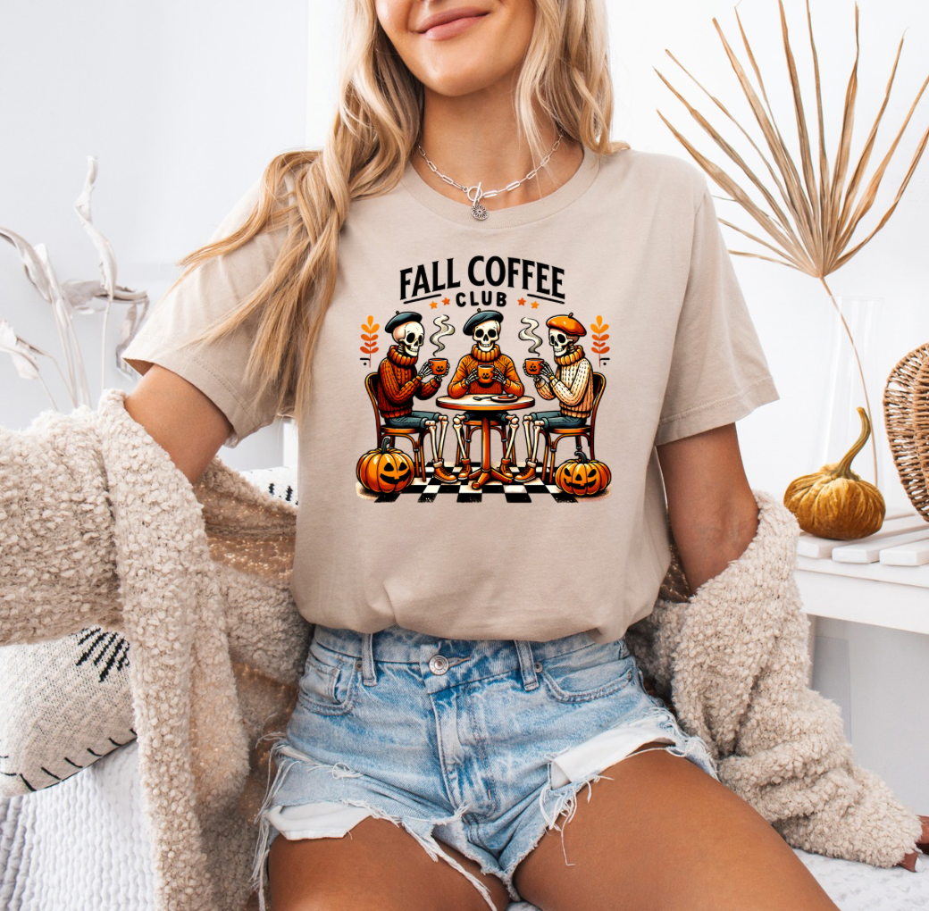 Fall Coffee Club! T-shirt (Tan)