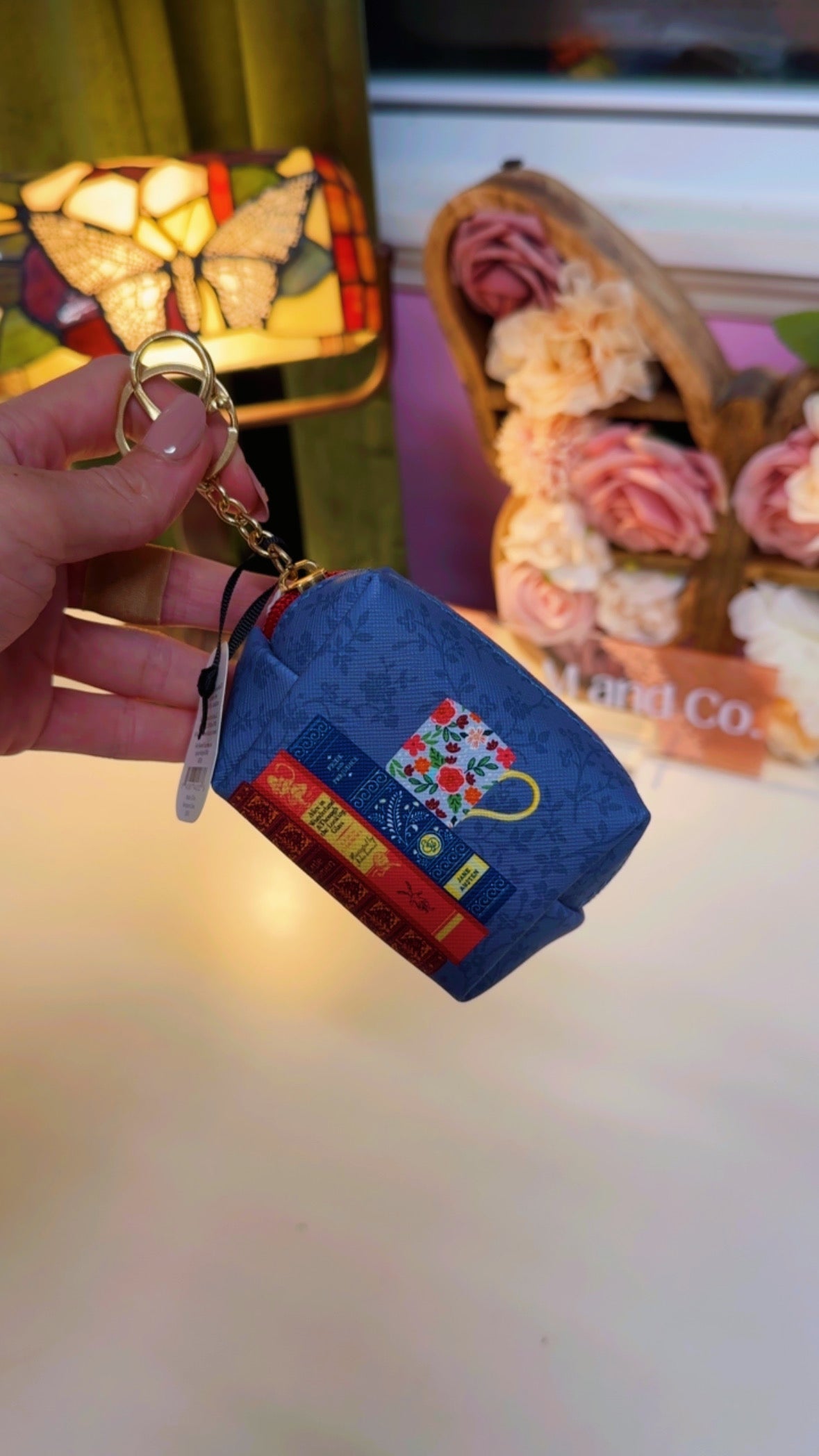 Fully Booked Key Chain Pouch