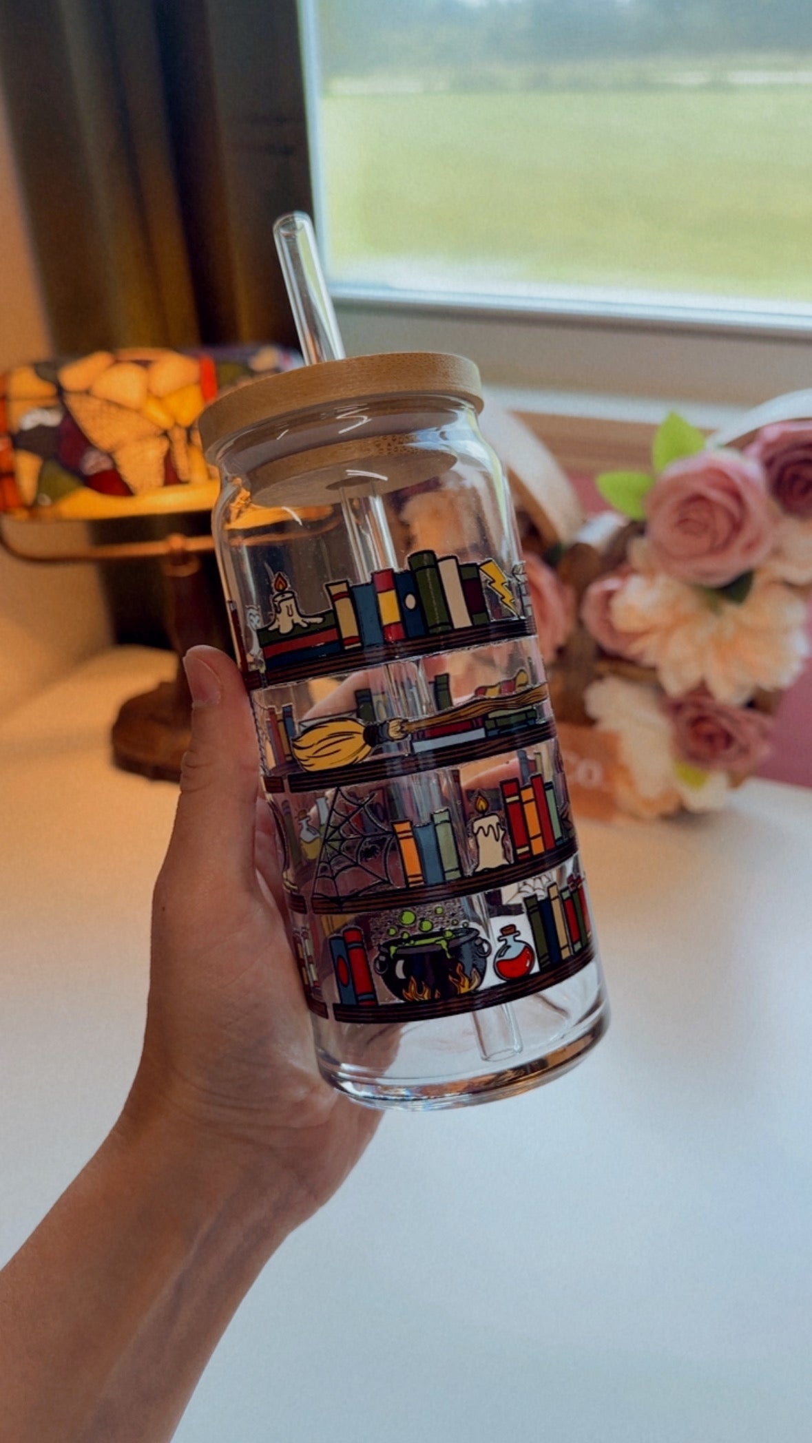 Bookish Wizard 20 oz Glass