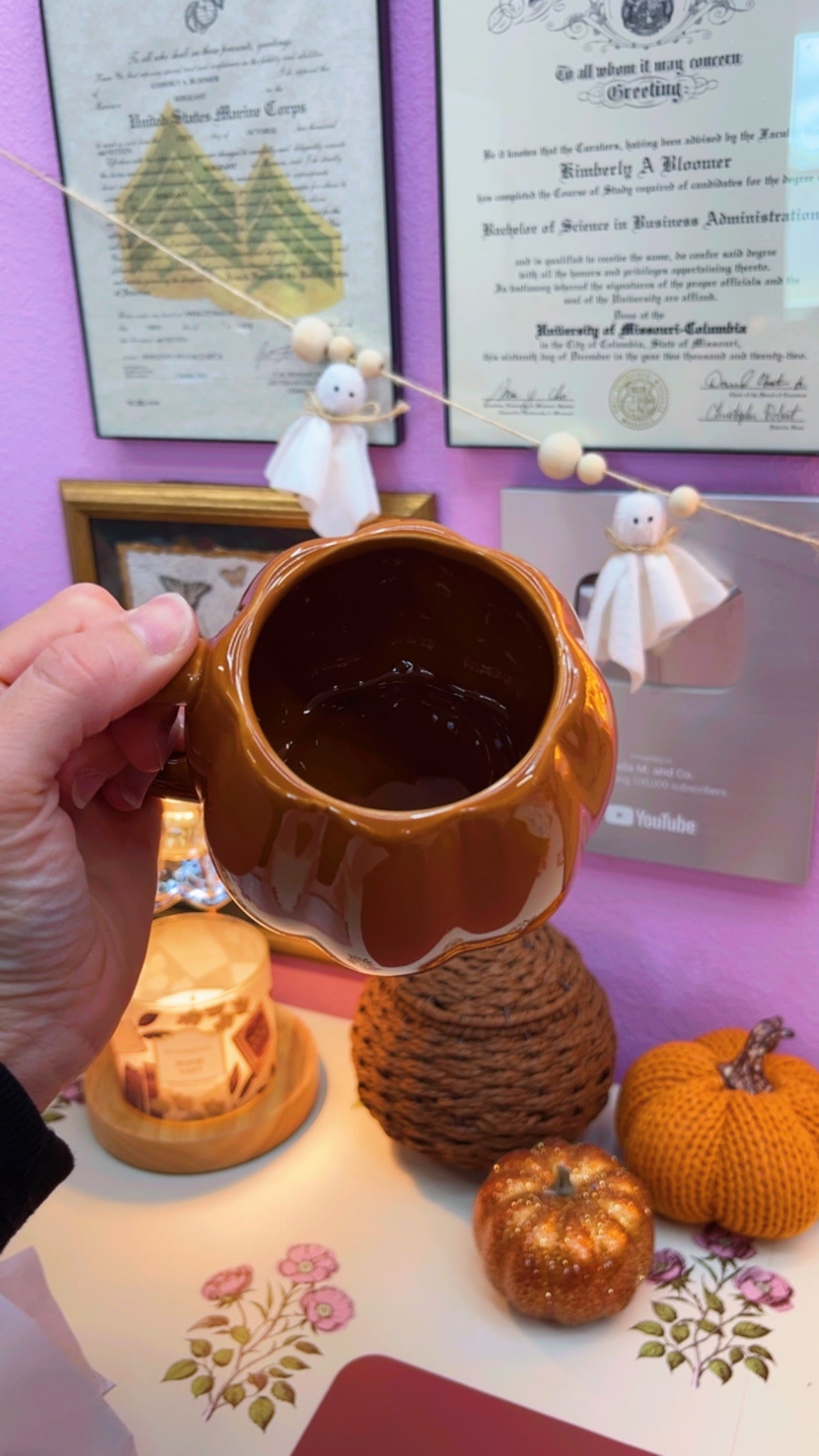 Orange Pumpkin Mug (19 oz)