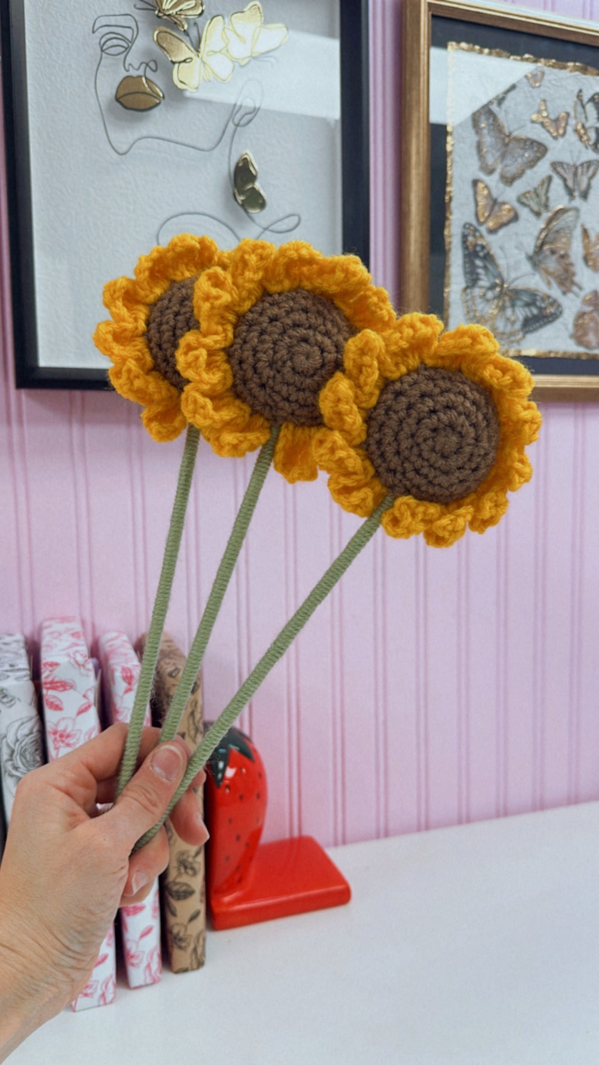 Crochet Sunflower Flower (1)