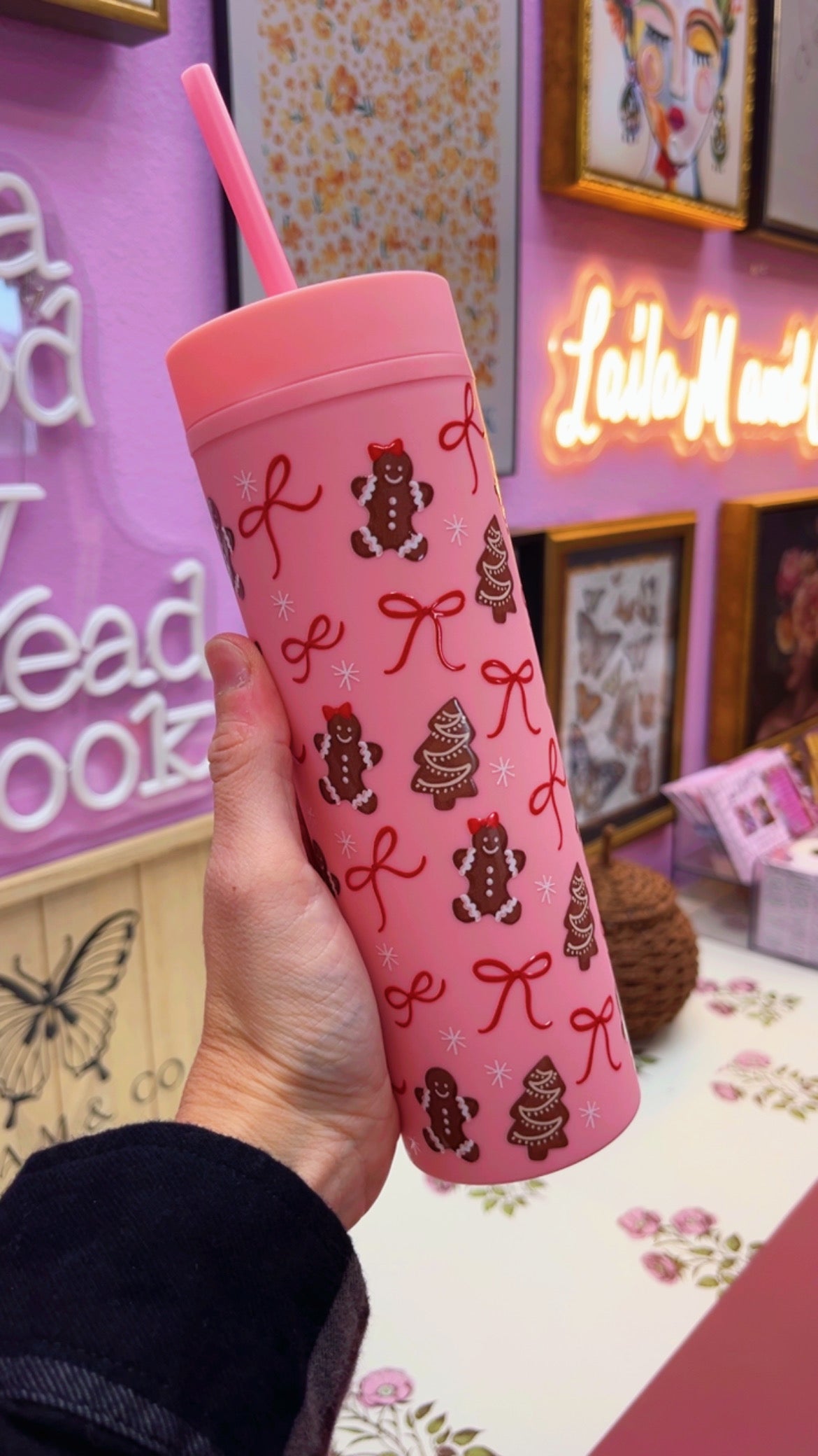 Gingerbread Cookie Tumbler (16oz)