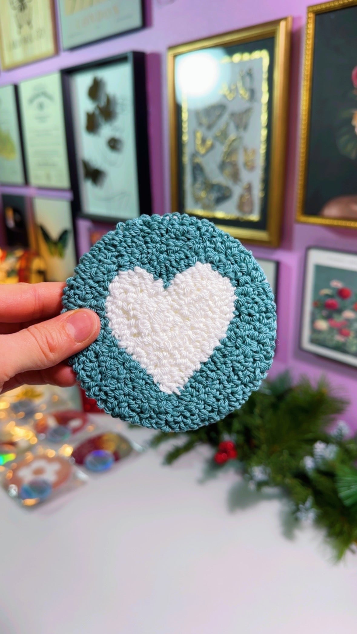 Turquoise Handmade Coaster
