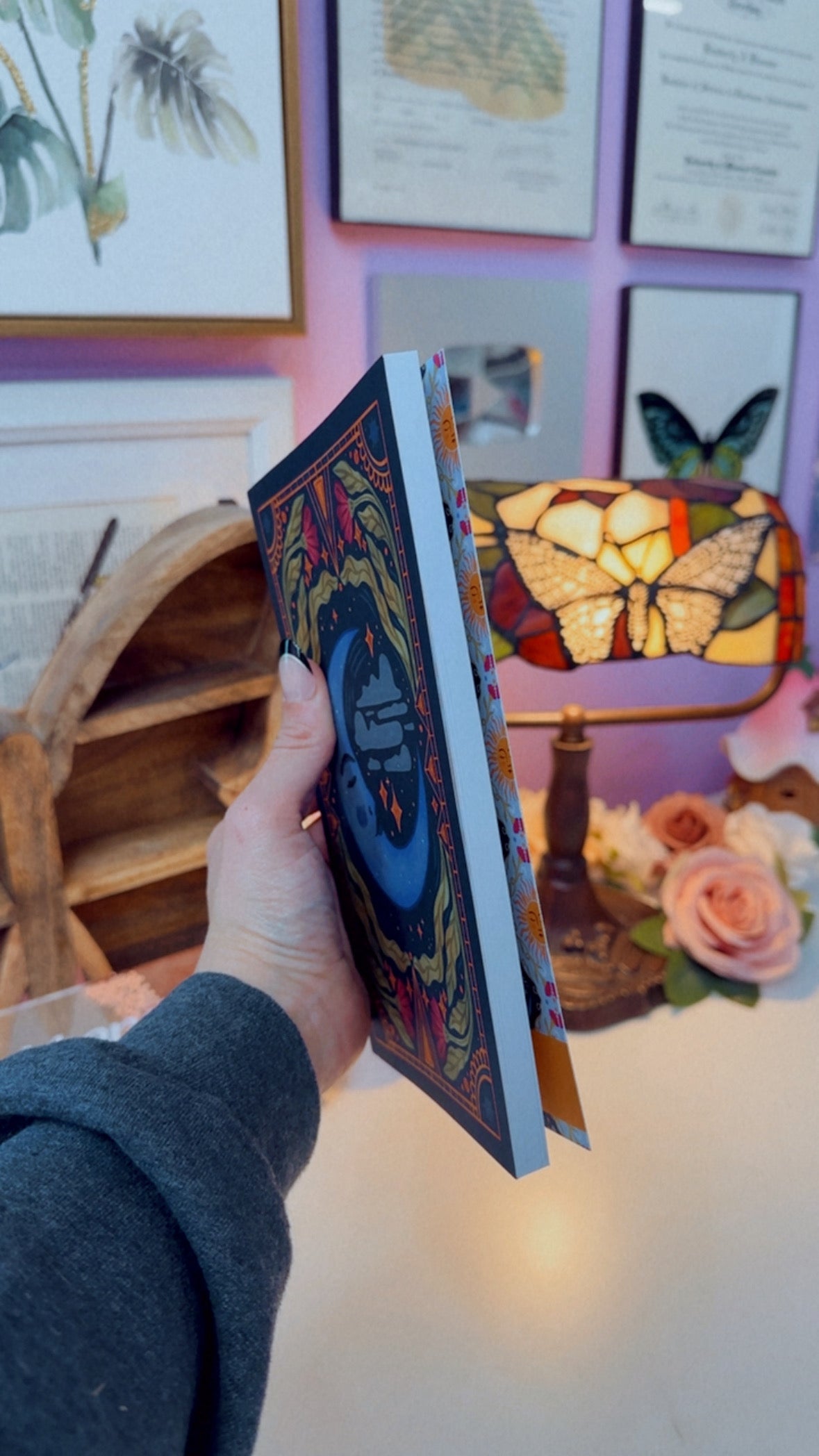The Moon Layflat Notebook