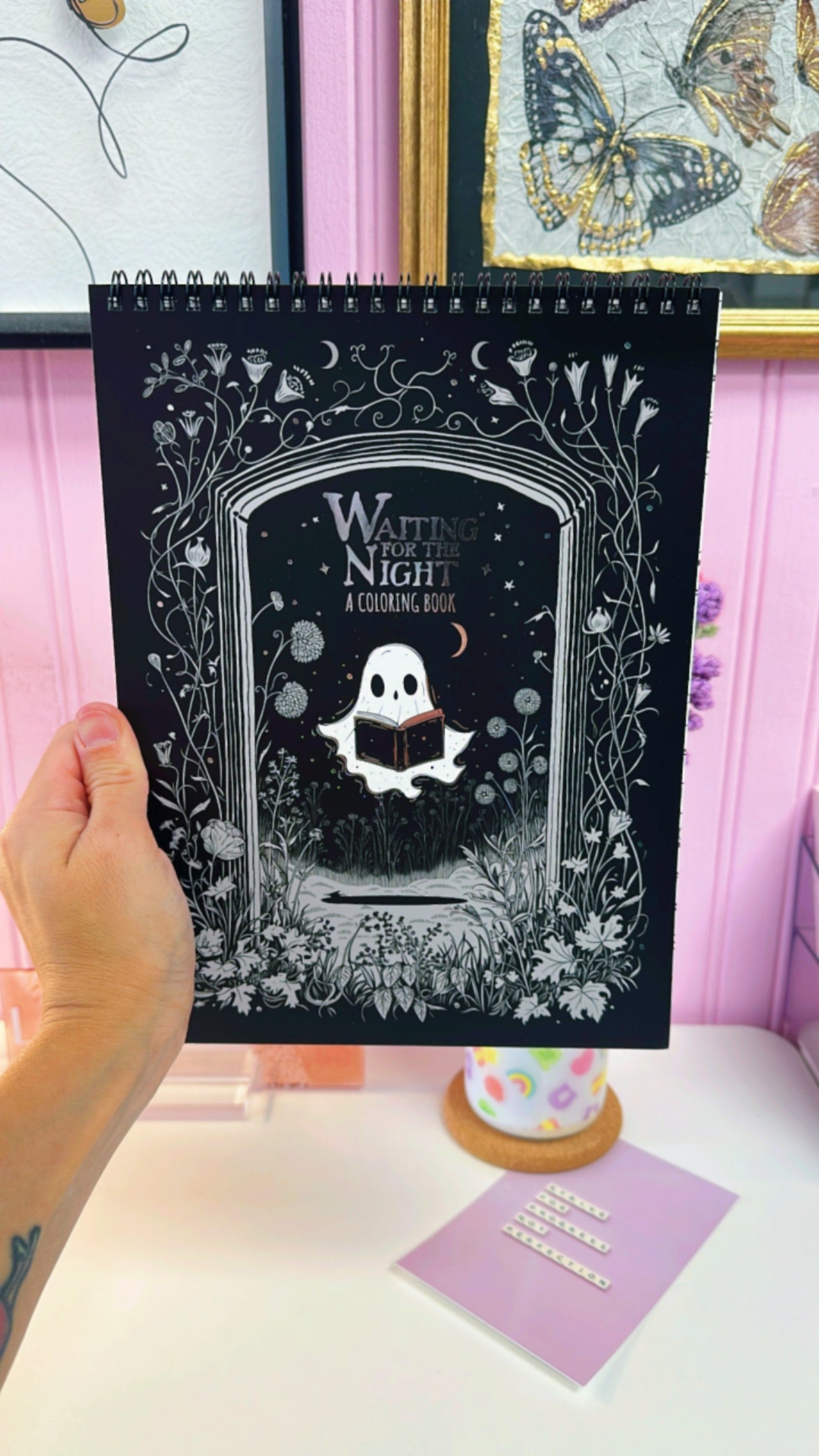 Waiting for the Night Coloring Book