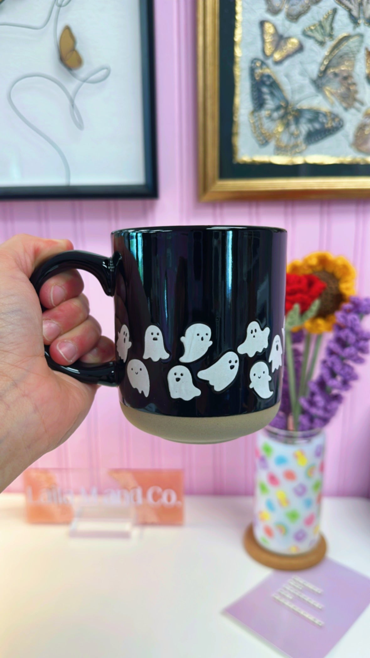 Ghosties Stoneware Coffee Mug (14oz)