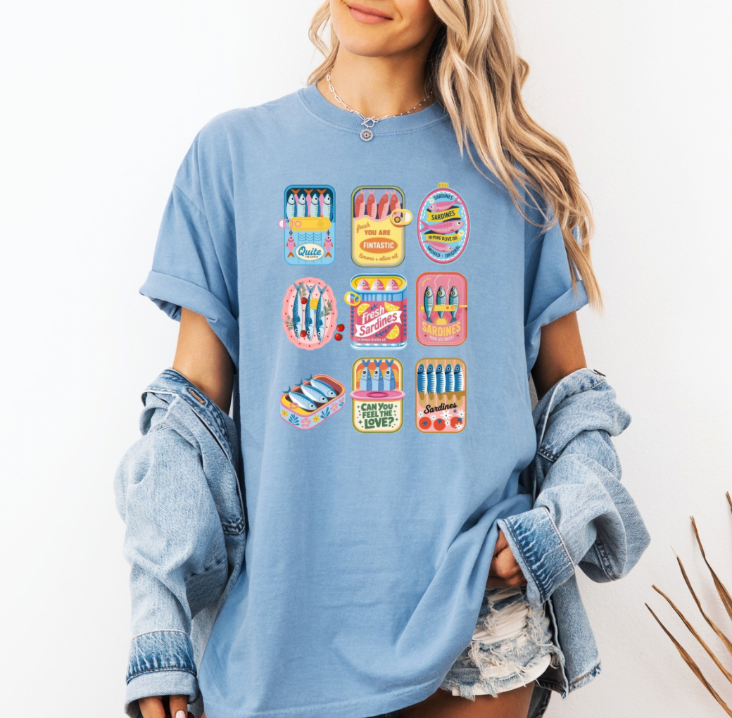 Fintastic T-shirt (light blue)