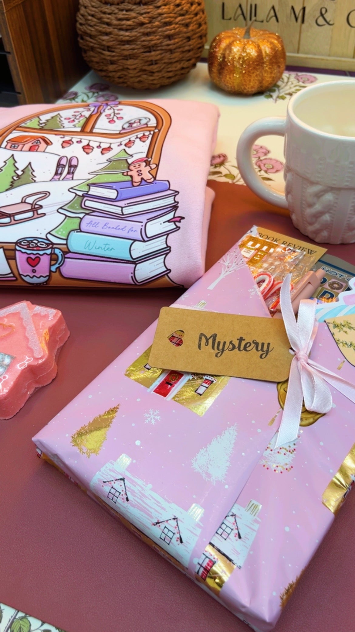 *New* Deluxe Pink Winter Bookish Bundle