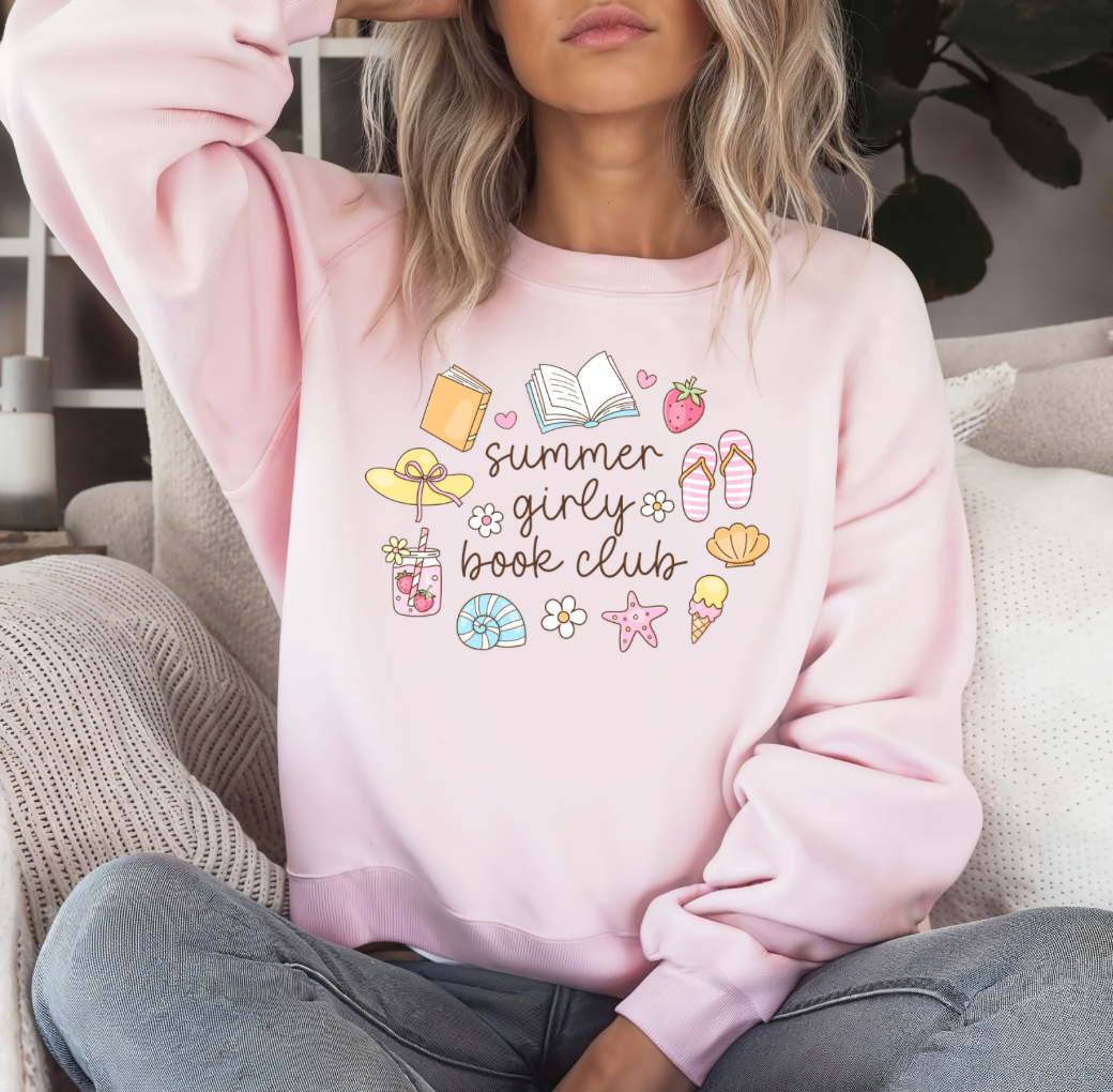 Summer Girly Crewneck (Pink)