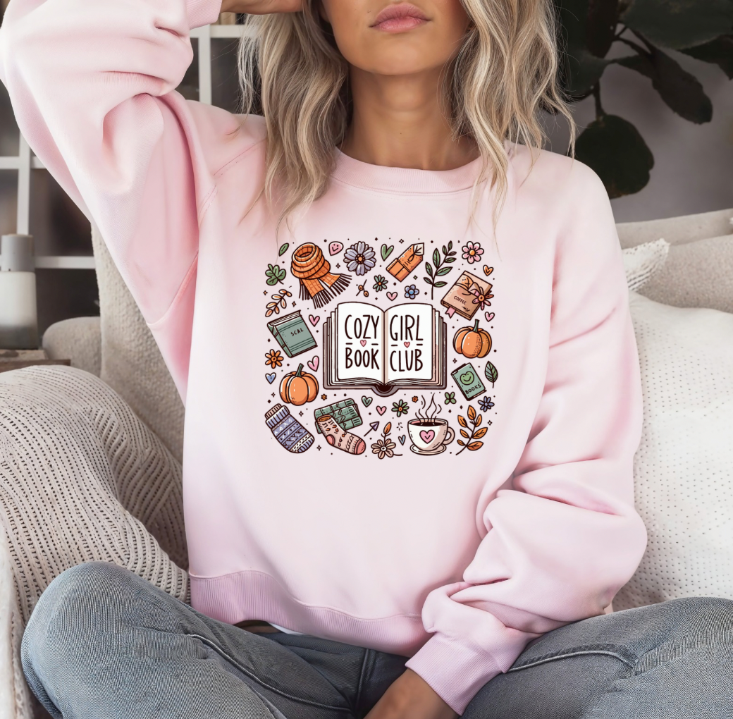 Cozy Girl Crewneck (pink)
