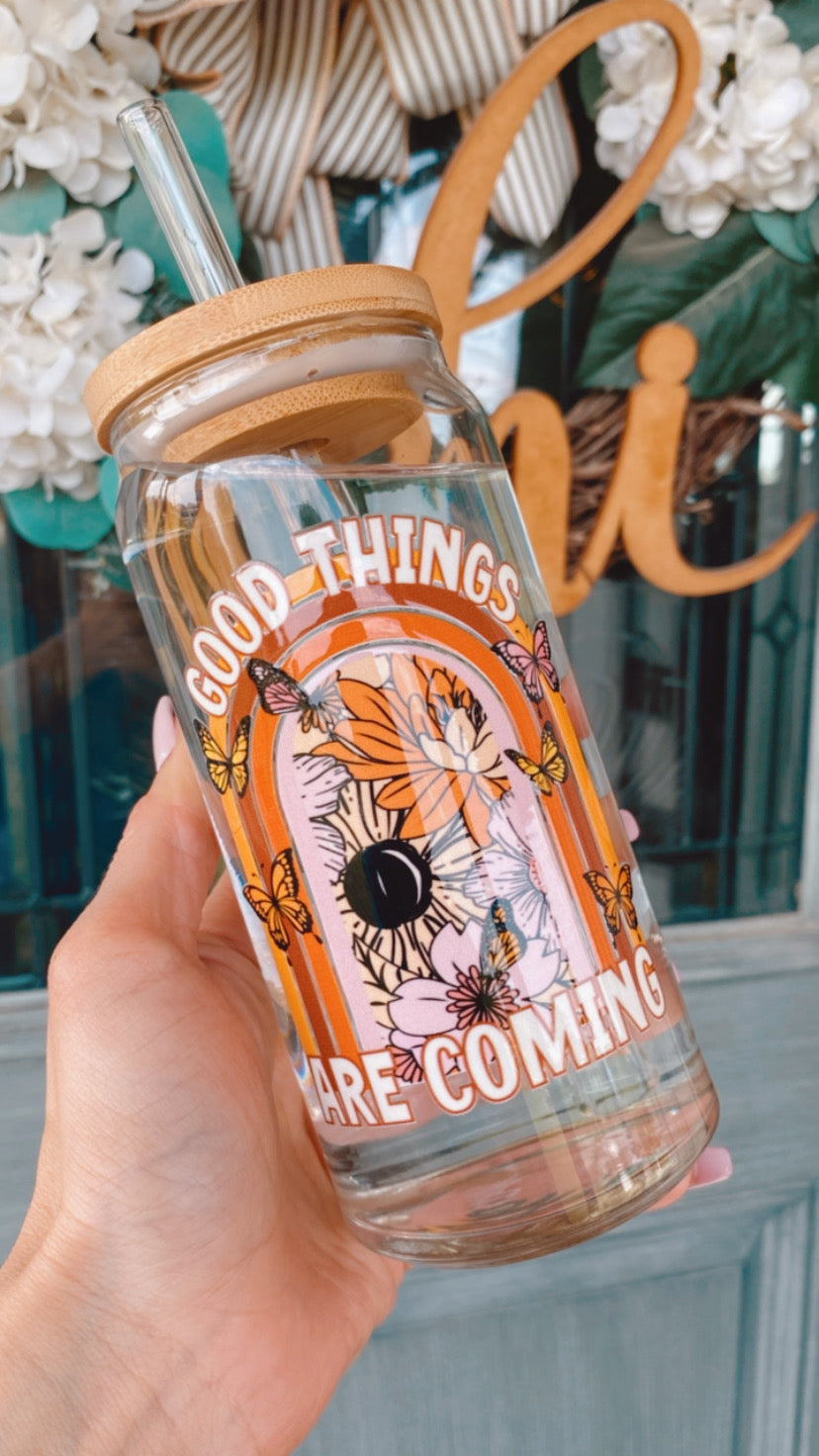 Good Things 20 oz Glass Can – LailaMandCo.