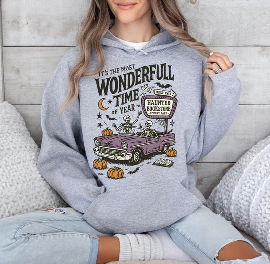 The Most Wonderful Time Hoodie (Grey)