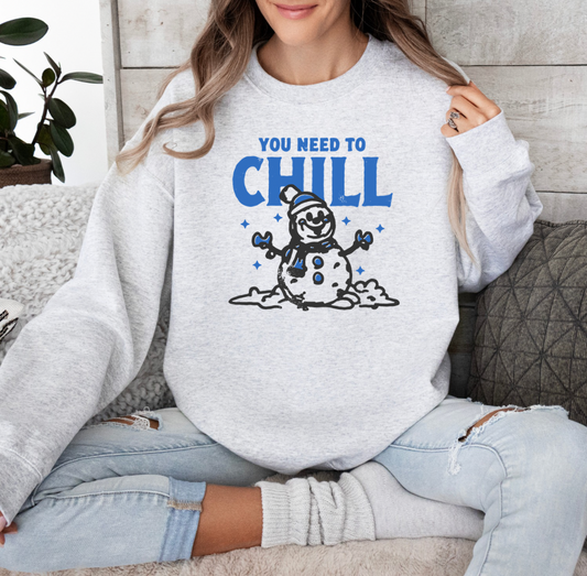 You Need to Chill Crewneck (Ash)