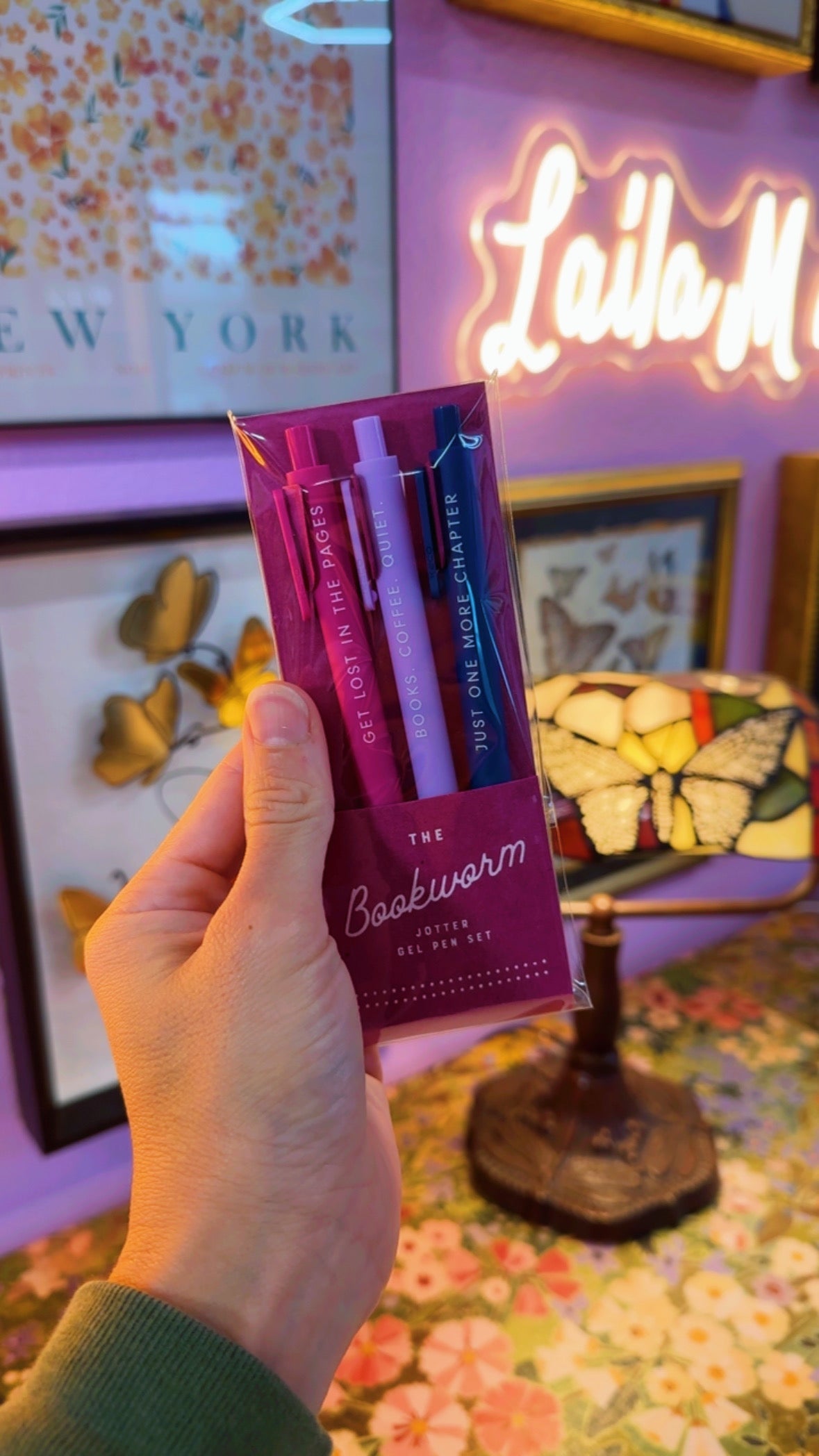 The Bookworm Jotter Pens