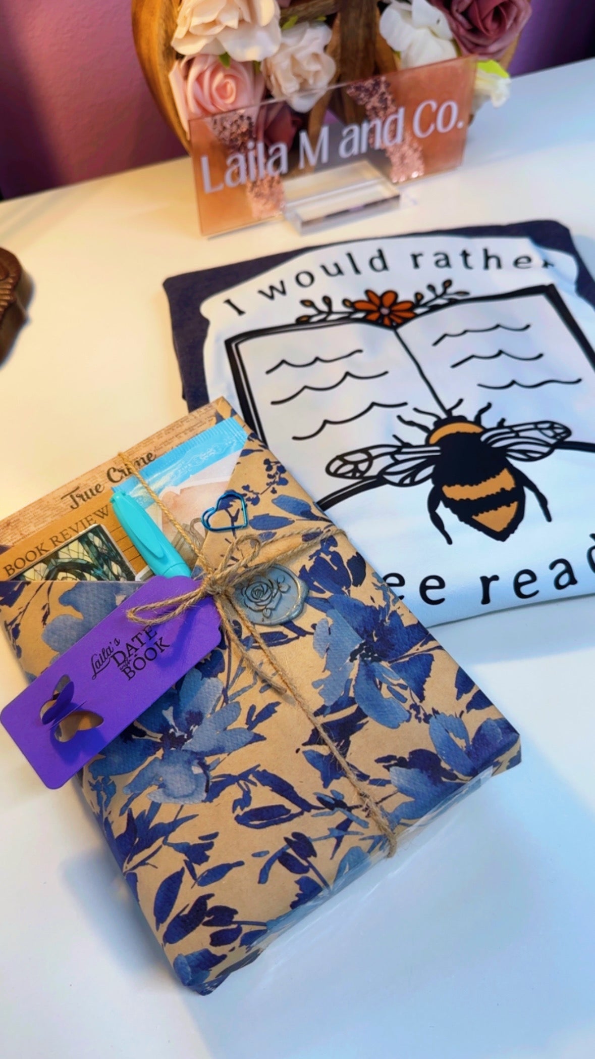 *New* Rather Bee Reading T-shirt + Book