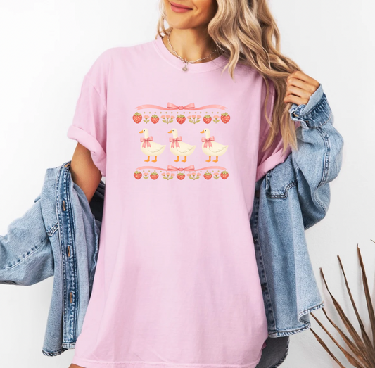 Mother Goose T-shirt (Pink)