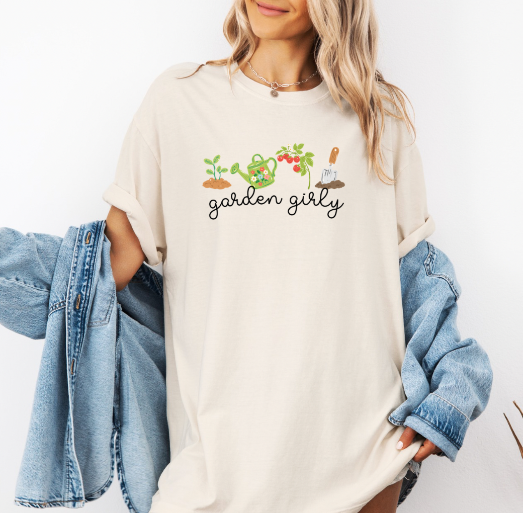 Garden Girlie T-shirt (Ivory)