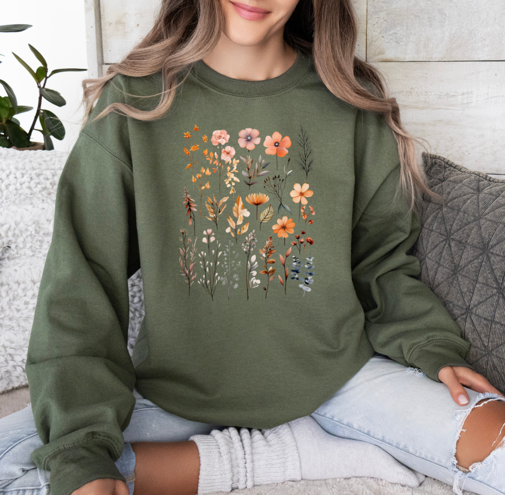 Vintage Floral Crewneck