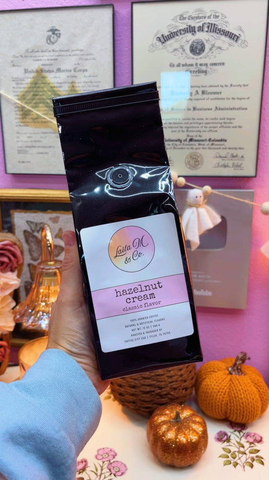 Hazelnut Cream — Laila M & Co. Coffee | 12 oz (Copy)