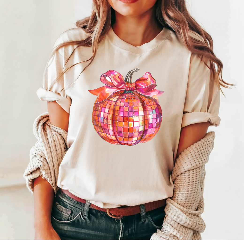 Disco Pumpkin T-shirt (Ivory)