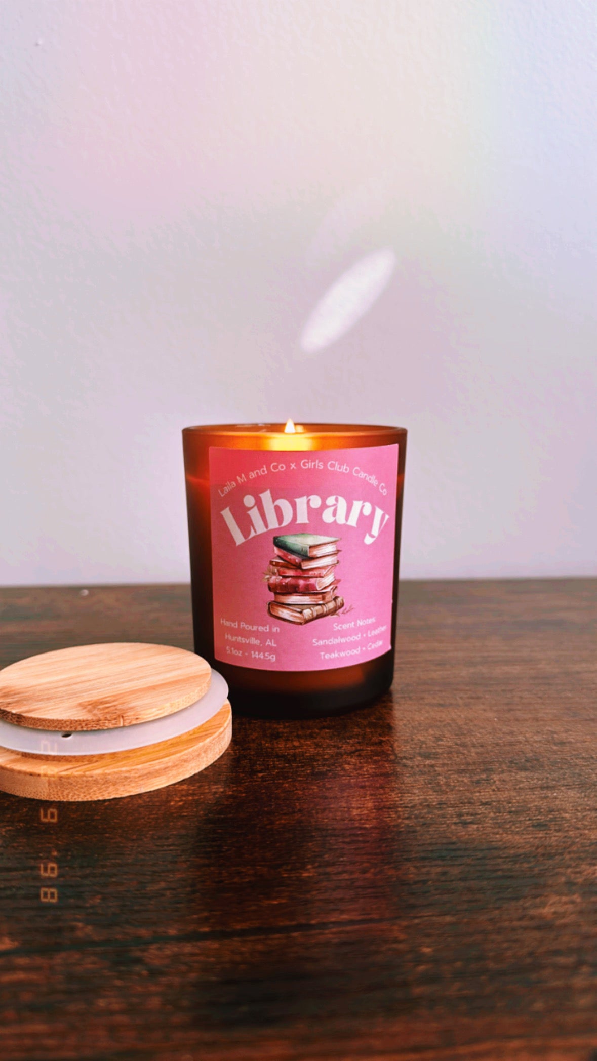 GIRLS CLUB x LailaM&Co. Library Candle 5.1oz