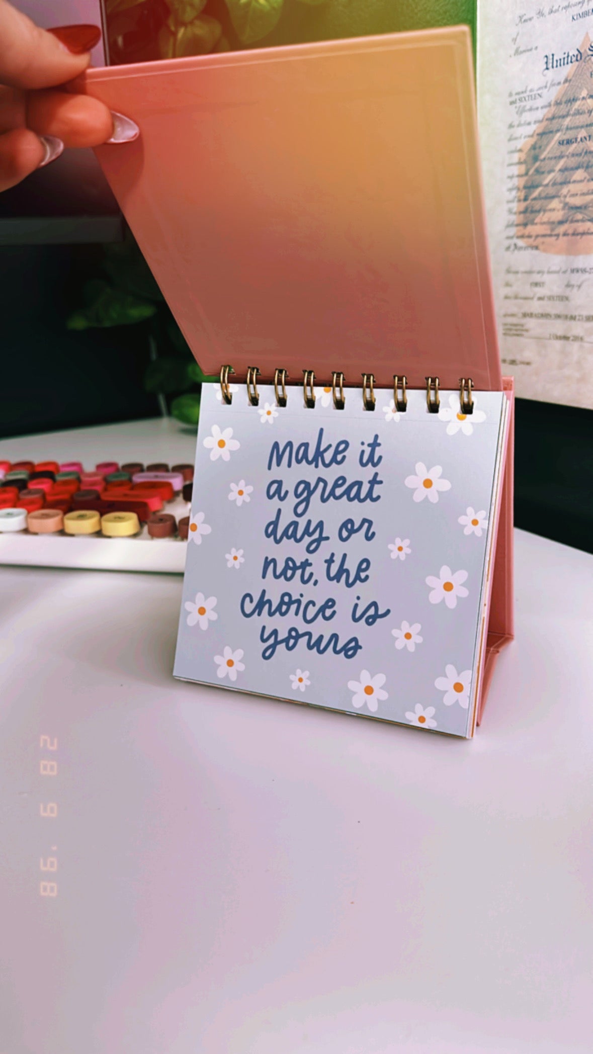 52 Weeks of Happy Quotes Desk Flip Calendar