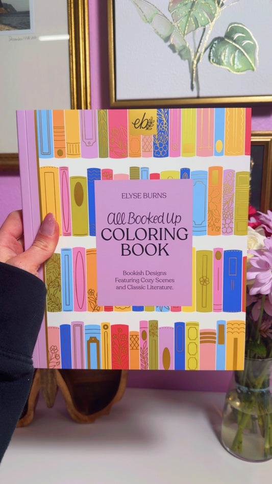 All Booked Up! Coloring Book