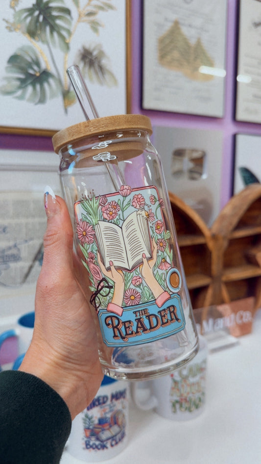 The Reader 20 oz Glass