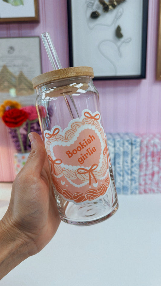 Bookish Girlie 20 oz Glass